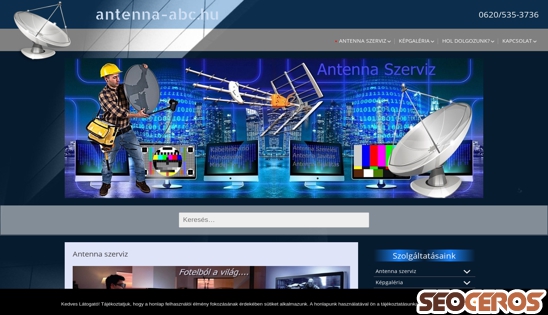 antenna-abc.hu desktop előnézeti kép