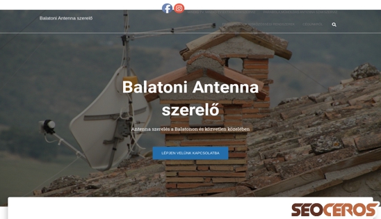 antenna-szereles.hu desktop náhľad obrázku