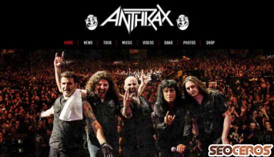 anthrax.com desktop előnézeti kép