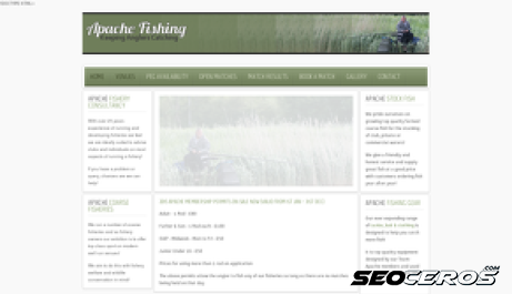 apache-fishing.co.uk desktop vista previa