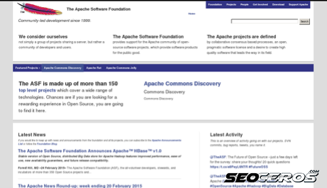 apache.org desktop Vorschau