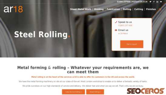 ar18metal.co.uk/rolling desktop náhled obrázku