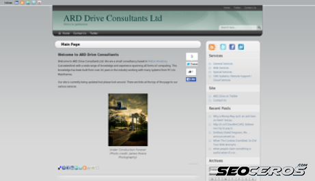 ard-drive.co.uk desktop preview
