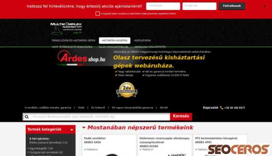 ardesshop.hu desktop előnézeti kép