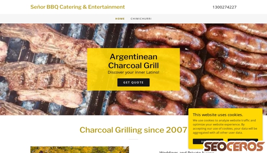 argentineanbbq.com desktop preview