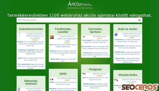 arkoz.hu desktop Vorschau