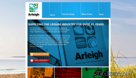 arleigh.co.uk desktop previzualizare