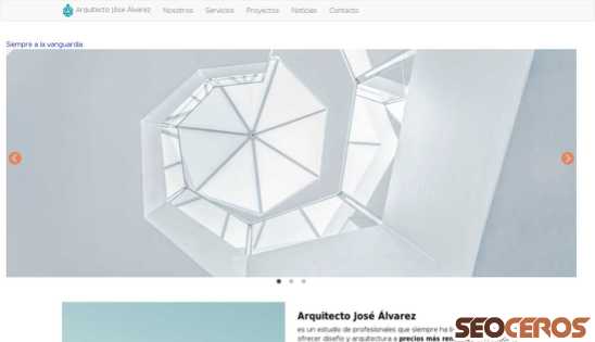 arquitectojosealvarez.ateigh.site desktop obraz podglądowy