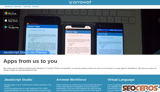 arrowat.net desktop 미리보기