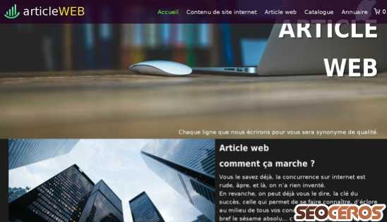 articleweb.fr desktop vista previa