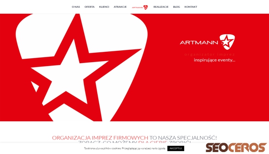 artmann.pl desktop förhandsvisning