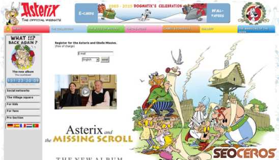 asterix.com desktop Vista previa