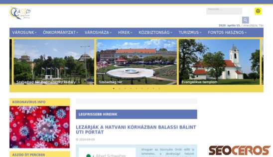 aszod.hu desktop náhľad obrázku