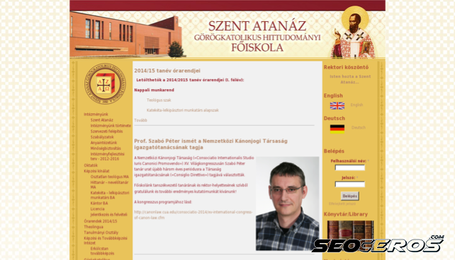 atanaz.hu desktop előnézeti kép
