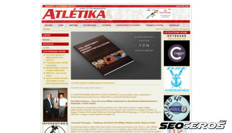 atletikamagazin.hu desktop Vista previa