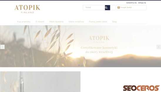 atopikpolska.pl desktop előnézeti kép