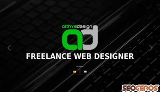 atthysdesign.com desktop Vorschau