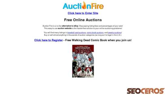 auctionfire.com desktop förhandsvisning