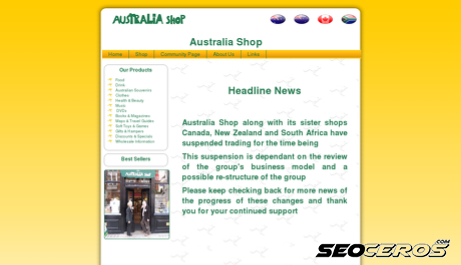australiashop.co.uk desktop előnézeti kép