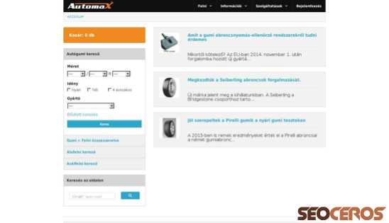 automax.hu desktop náhľad obrázku