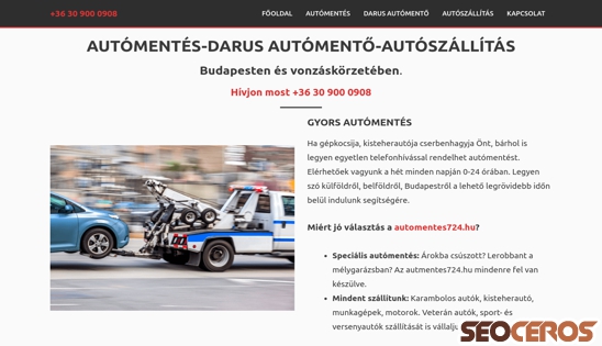 automentes724.hu desktop náhľad obrázku