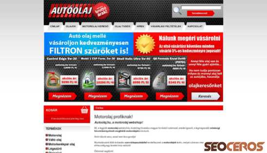 autoolaj.hu desktop náhled obrázku