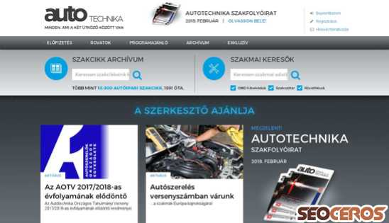 autotechnika.hu desktop náhľad obrázku