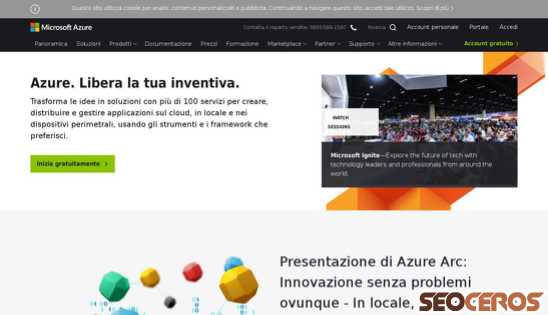 azure.microsoft.com/it-it desktop anteprima
