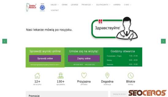 babkamedica.pl desktop förhandsvisning