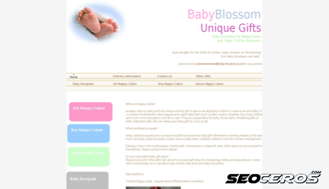 baby-blossom.co.uk desktop förhandsvisning