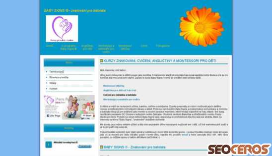 baby-signs.org desktop náhled obrázku