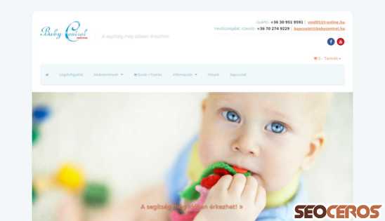 babycontrol.hu desktop náhľad obrázku