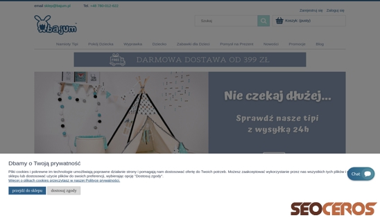bajum.pl desktop förhandsvisning