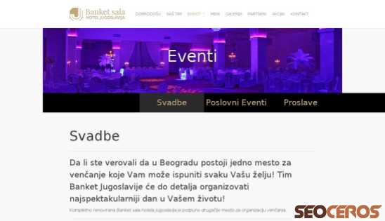 banketjugoslavija.com/eventi/svadbe desktop preview