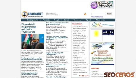 baranyanet.hu desktop előnézeti kép