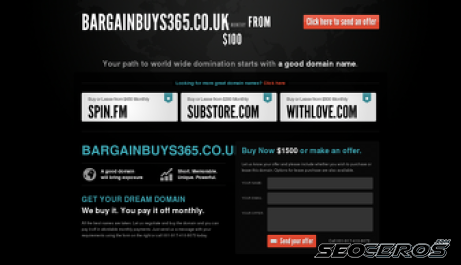 bargainbuys365.co.uk desktop náhled obrázku