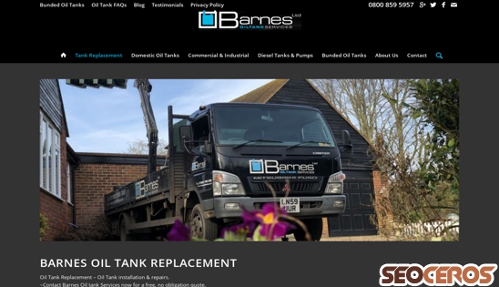 barnesoiltanks.co.uk/oil-tank-replacement desktop previzualizare
