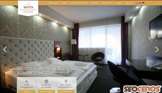 bastyawellnesshotel.hu desktop náhľad obrázku