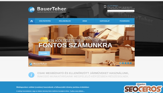 bauerteher.hu desktop előnézeti kép