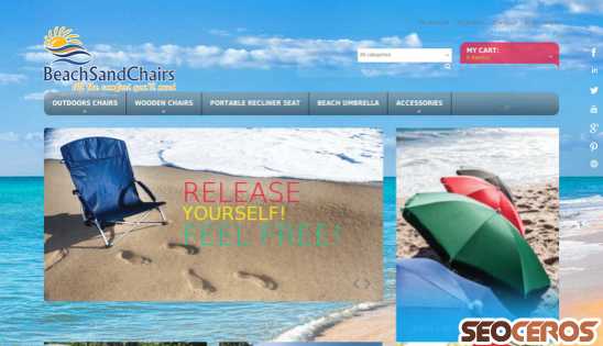 beachsandchairs.com desktop náhľad obrázku