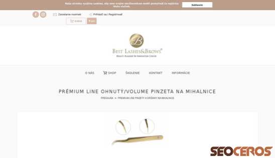 bestlashesandbrows.sk/sk/products/22/637/premium-line-ohnuty-volume-pinzeta-na-mihalnice desktop náhľad obrázku