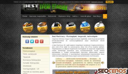 bestmachinery.hu desktop náhled obrázku