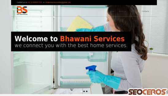 bhawaniservices.com desktop náhled obrázku