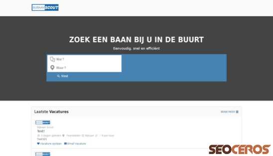 bijbaanscout.nl desktop Vorschau