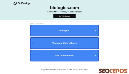 biologics.com desktop obraz podglądowy