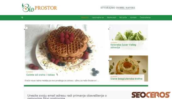 bioprostor.rs desktop förhandsvisning