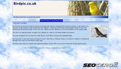 birdpix.co.uk desktop előnézeti kép