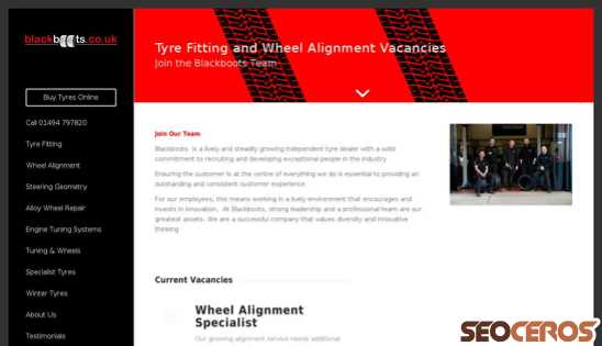 blackboots.co.uk/tyre-fitting-vacancies desktop előnézeti kép