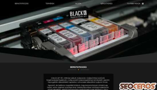 blackjet.hu desktop preview