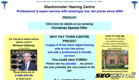 blackminster.co.uk desktop previzualizare